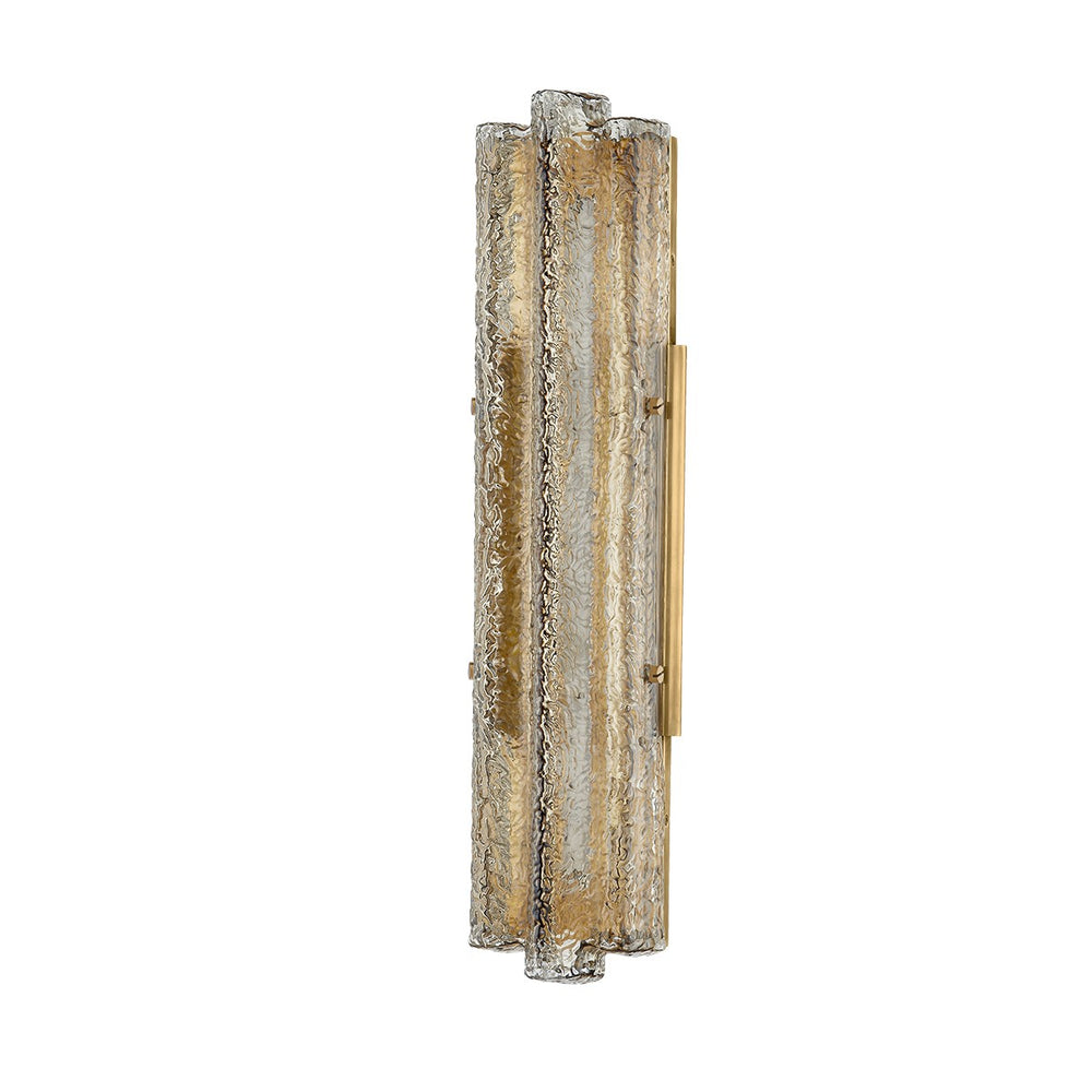 Corbett Lighting Canada - LED Wall Sconce - Carnelian - Vintage Brass- Union Lighting Luminaires Decor