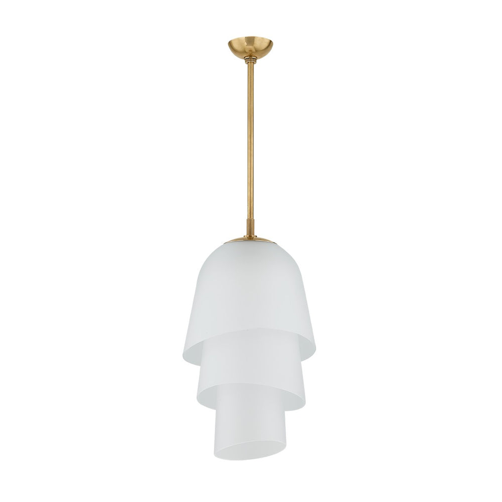 Corbett Lighting Canada - One Light Pendant - Hela - Vintage Brass- Union Lighting Luminaires Decor