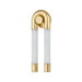 Corbett Lighting Canada - LED Wall Sconce - Zeme - Vintage Polished Brass- Union Lighting Luminaires Decor