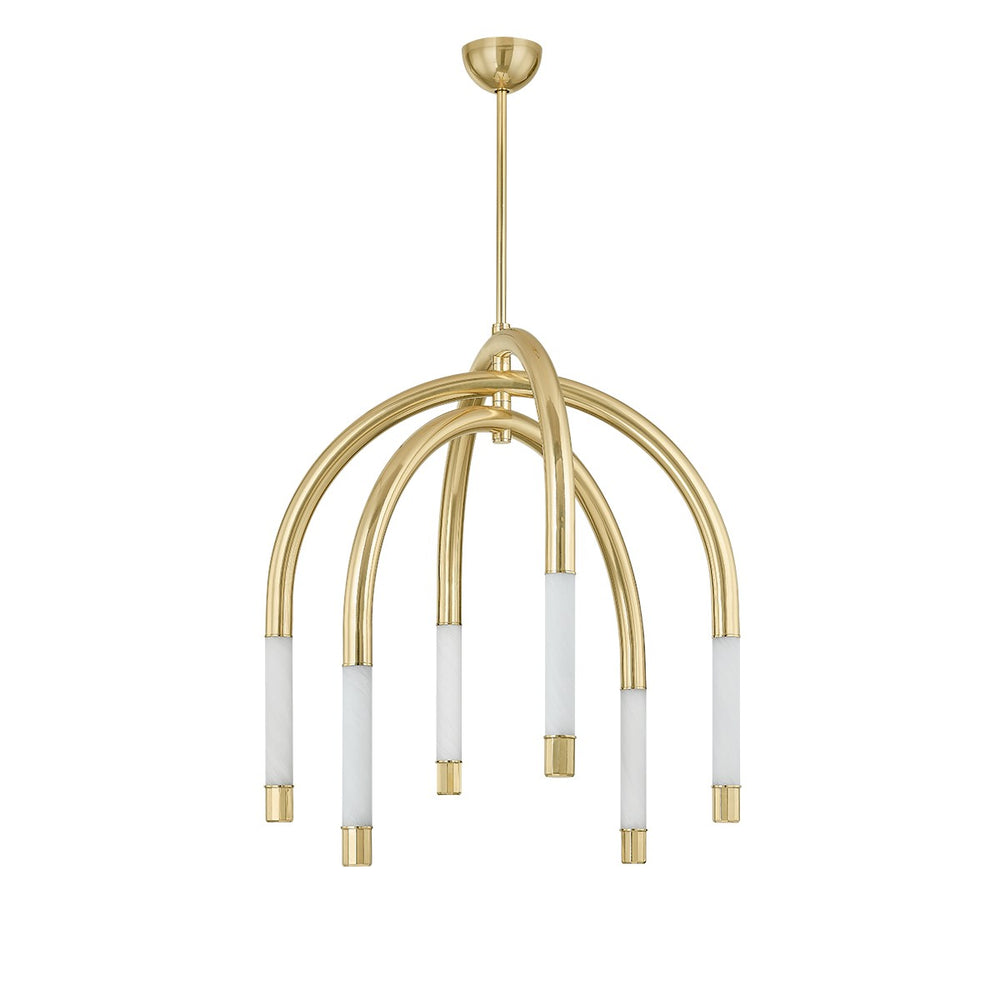 Corbett Lighting Canada - LED Chandelier - Zeme - Vintage Polished Brass- Union Lighting Luminaires Decor