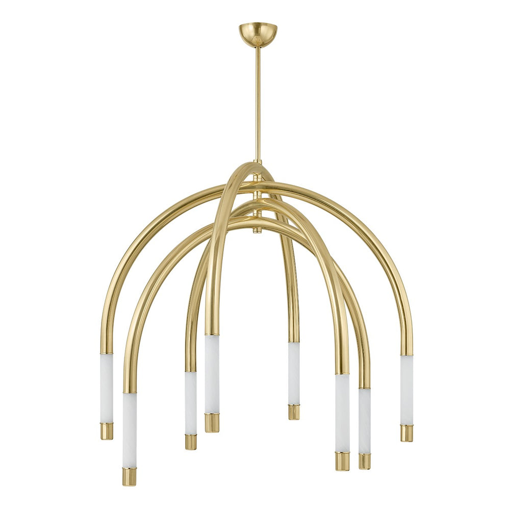 Corbett Lighting Canada - LED Chandelier - Zeme - Vintage Polished Brass- Union Lighting Luminaires Decor