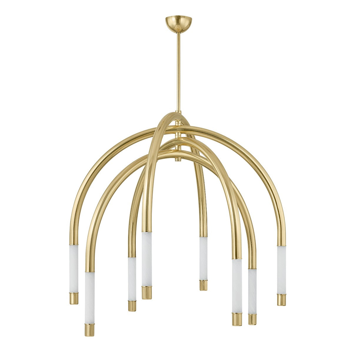 Corbett Lighting - LED Chandelier - Zeme - Vintage Polished Brass- Union Lighting Luminaires Decor