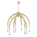 Corbett Lighting Canada - LED Chandelier - Zeme - Vintage Polished Brass- Union Lighting Luminaires Decor