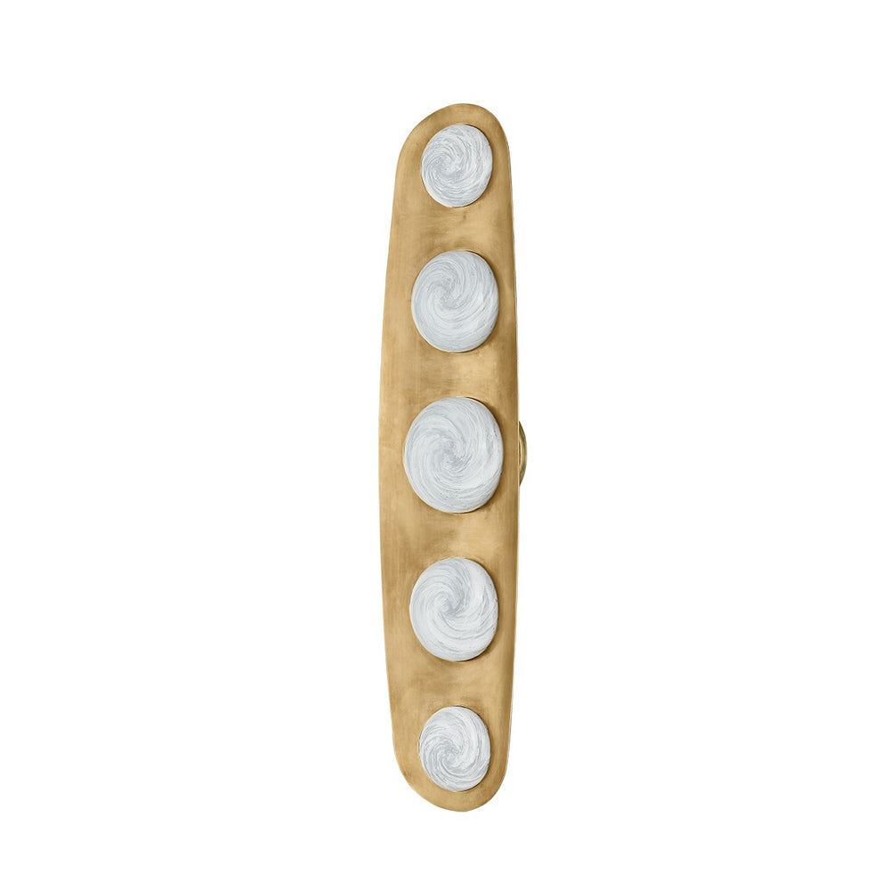 Corbett Lighting Canada - LED Wall Sconce - Bezel - Vintage Brass- Union Lighting Luminaires Decor