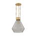 Corbett Lighting Canada - One Light Pendant - Tragus - Vintage Brass- Union Lighting Luminaires Decor