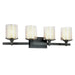 Troy Lighting Canada - Four Light Bath and Vanity - Arcadia - French Iron- Union Lighting Luminaires Decor