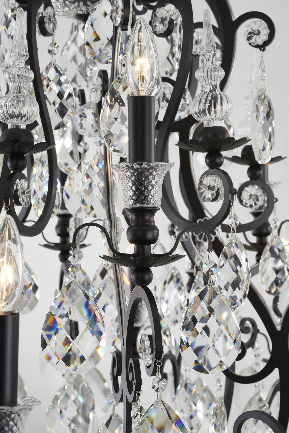 Bethel International Canada - 24 Light Chandelier - Matte Black- Union Lighting Luminaires Decor