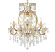 Bethel International Canada - 12 Light Chandelier - Satin Brass- Union Lighting Luminaires Decor