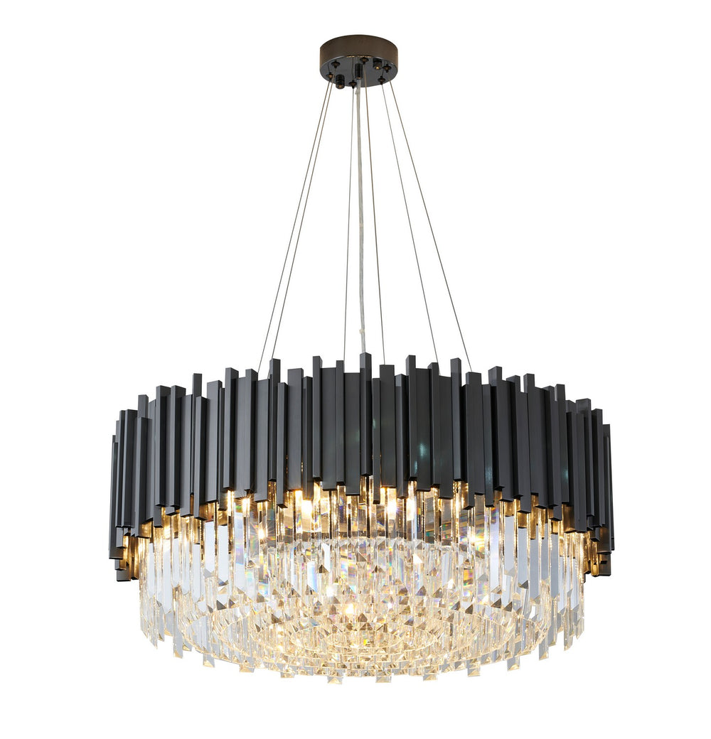 Bethel International Canada - 12 Light Chandelier - Black- Union Lighting Luminaires Decor