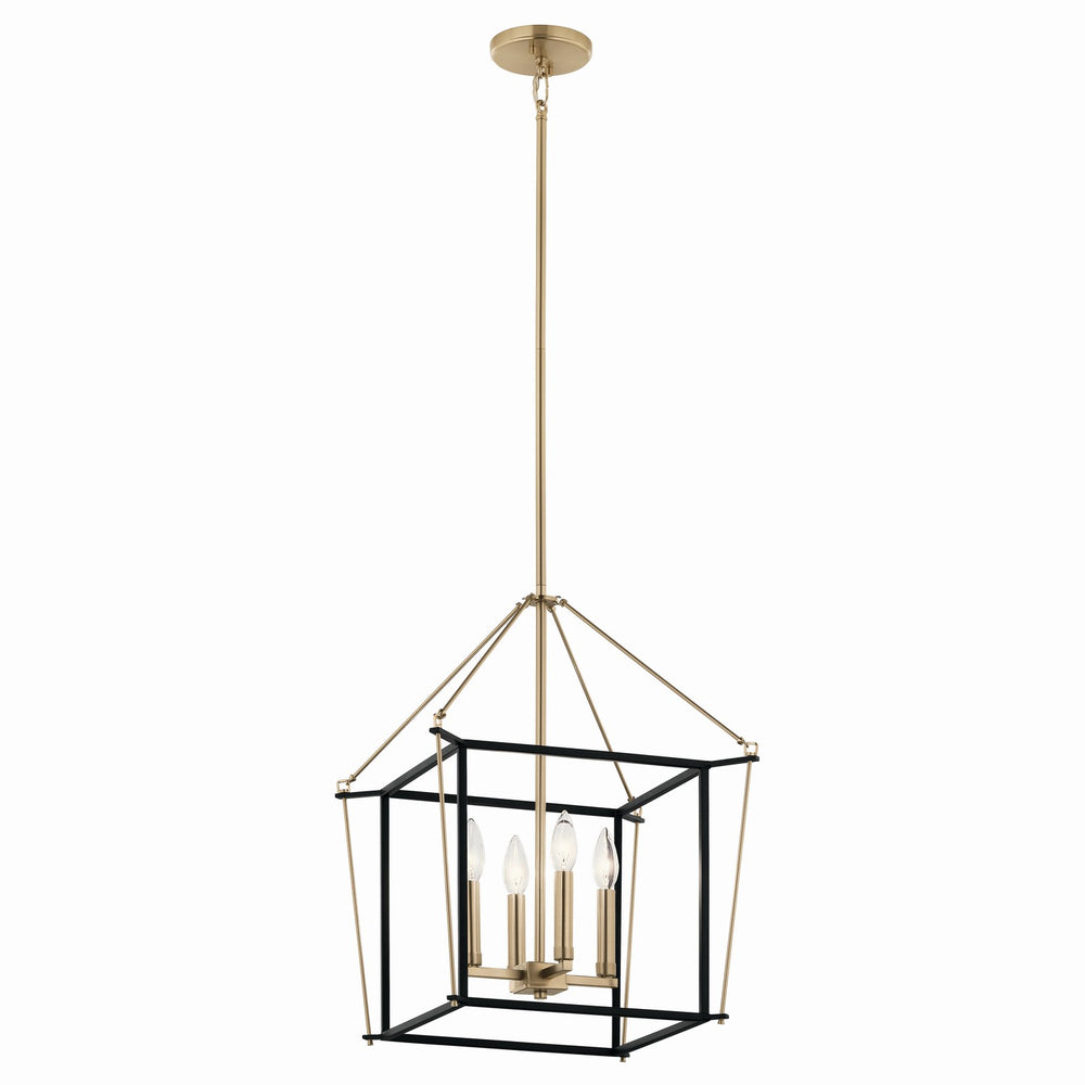 Kichler Canada - Four Light Foyer Pendant - Eisley - Champagne Bronze- Union Lighting Luminaires Decor