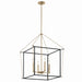 Kichler Canada - Four Light Foyer Pendant - Eisley - Champagne Bronze- Union Lighting Luminaires Decor