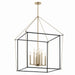 Kichler Canada - Eight Light Foyer Pendant - Eisley - Champagne Bronze- Union Lighting Luminaires Decor