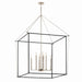 Kichler Canada - Eight Light Foyer Pendant - Eisley - Polished Nickel- Union Lighting Luminaires Decor