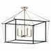 Kichler Canada - Four Light Semi Flush Mount - Eisley - Polished Nickel- Union Lighting Luminaires Decor