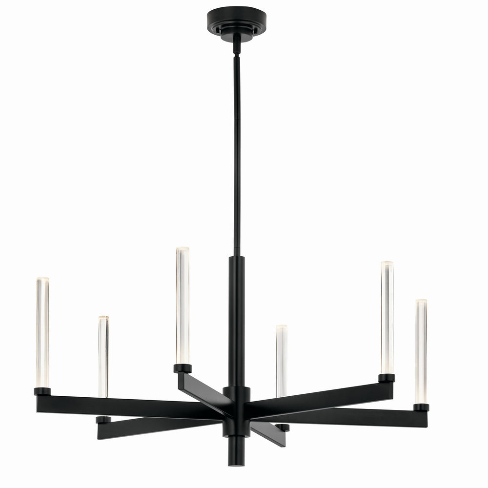 Kichler Canada - LED Chandelier - Sycara - Black- Union Lighting Luminaires Decor