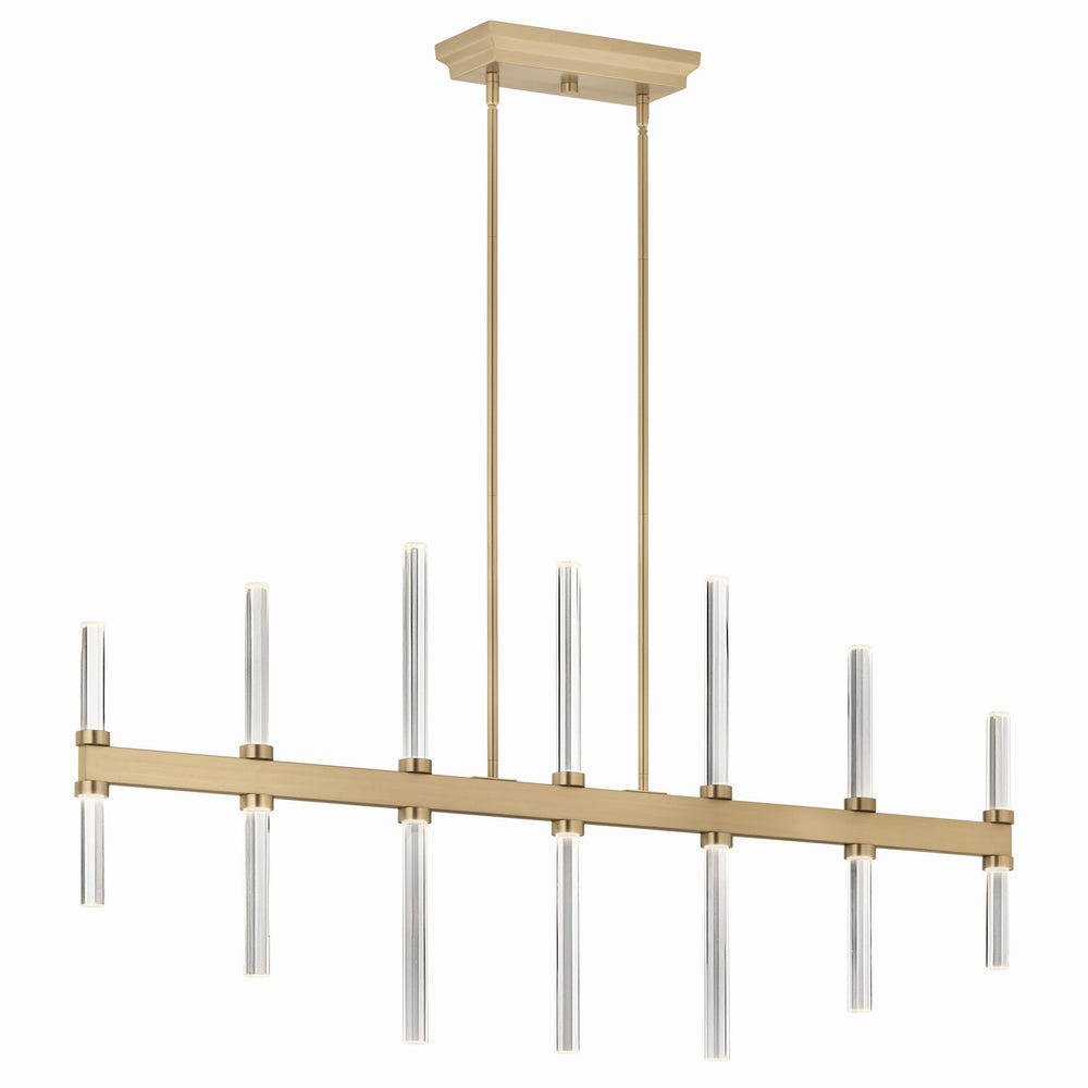 Kichler Canada - LED Linear Chandelier - Sycara - Champagne Bronze- Union Lighting Luminaires Decor