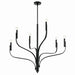 Kichler Canada - Six Light Chandelier - Livadia - Black- Union Lighting Luminaires Decor