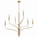 Kichler Canada - Six Light Chandelier - Livadia - Champagne Bronze- Union Lighting Luminaires Decor