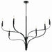 Kichler Canada - Six Light Chandelier - Livadia - Black- Union Lighting Luminaires Decor