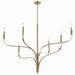 Kichler Canada - Six Light Chandelier - Livadia - Champagne Bronze- Union Lighting Luminaires Decor