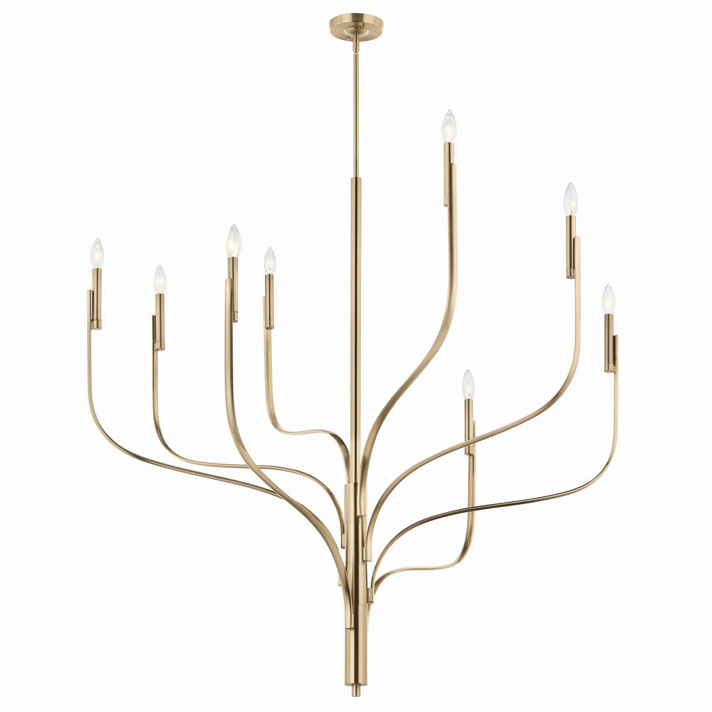 Kichler Canada - Eight Light Chandelier - Livadia - Champagne Bronze- Union Lighting Luminaires Decor