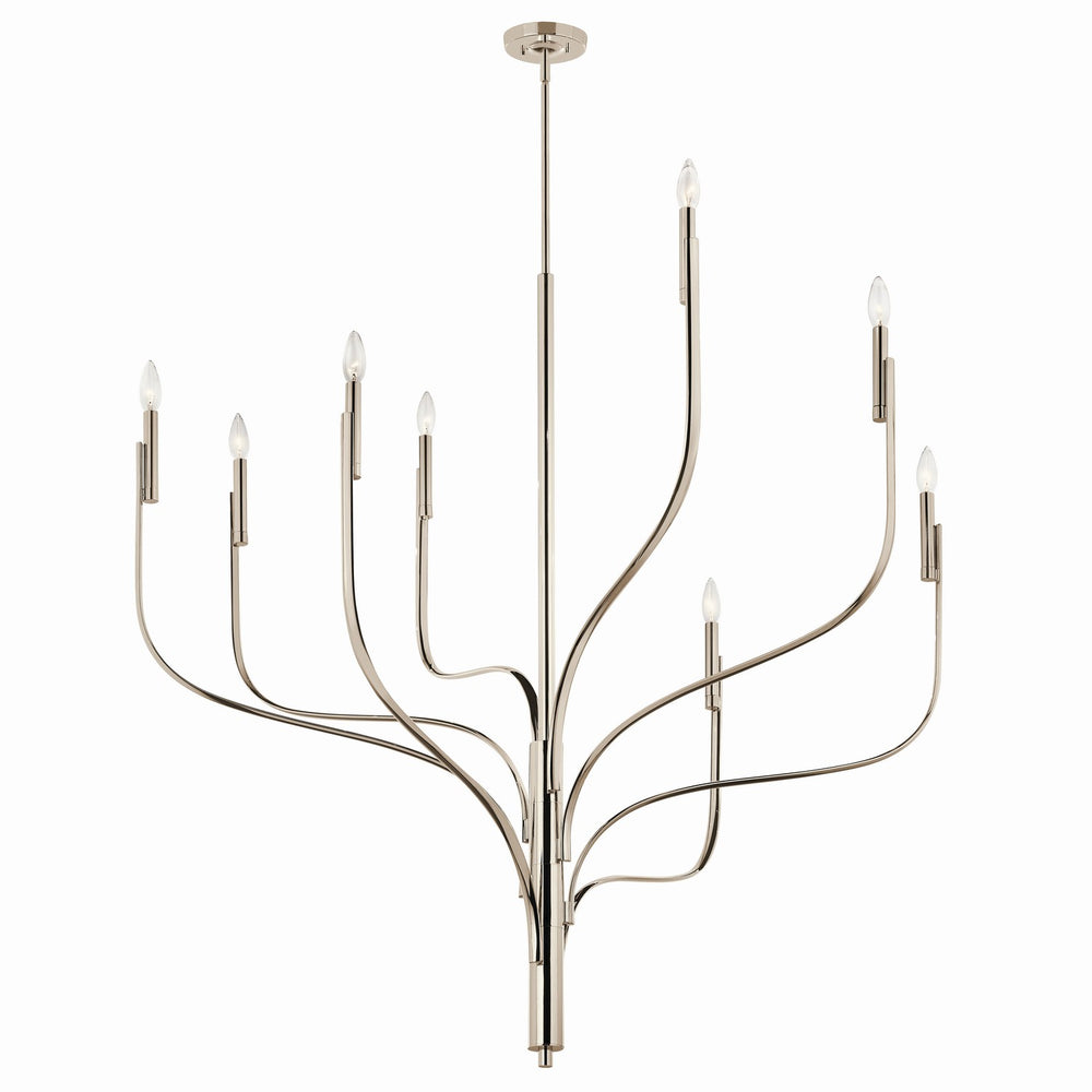 Kichler Canada - Eight Light Chandelier - Livadia - Polished Nickel- Union Lighting Luminaires Decor