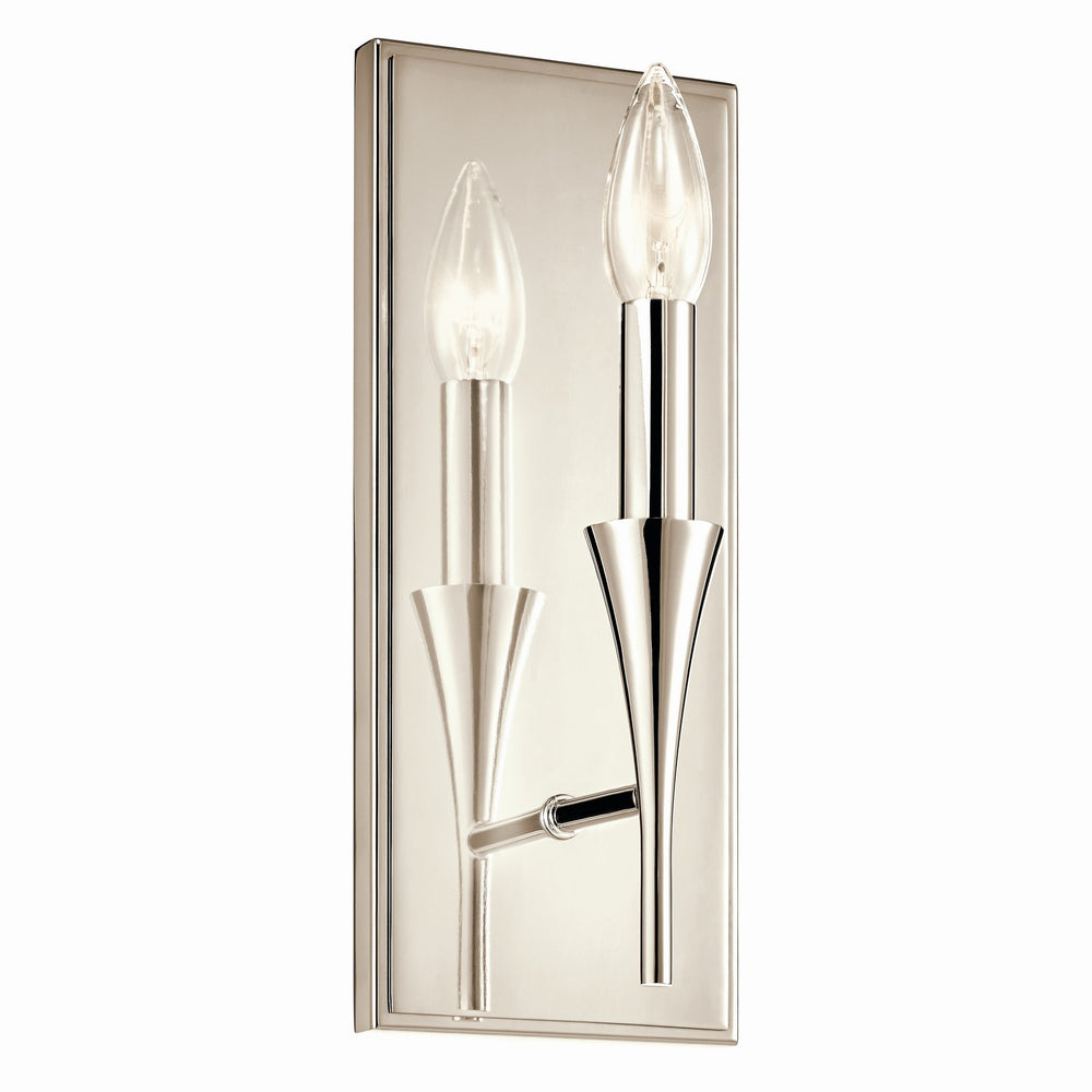Kichler Canada - One Light Wall Sconce - Alvaro - Polished Nickel- Union Lighting Luminaires Decor