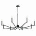 Kichler Canada - Eight Light Chandelier - Malene - Black- Union Lighting Luminaires Decor