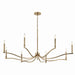 Kichler Canada - Eight Light Chandelier - Malene - Champagne Bronze- Union Lighting Luminaires Decor