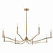 Kichler Canada - Eight Light Chandelier - Malene - Champagne Bronze- Union Lighting Luminaires Decor