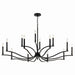 Kichler Canada - 14 Light Chandelier - Malene - Black- Union Lighting Luminaires Decor