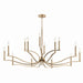 Kichler Canada - 14 Light Chandelier - Malene - Champagne Bronze- Union Lighting Luminaires Decor