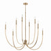 Kichler Canada - Eight Light Foyer Chandelier - Malene - Champagne Bronze- Union Lighting Luminaires Decor