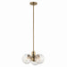 Kichler Canada - Three Light Chandelier/Semi Flush - Silvarious - Champagne Bronze- Union Lighting Luminaires Decor