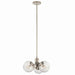 Kichler Canada - Three Light Chandelier/Semi Flush - Silvarious - Polished Nickel- Union Lighting Luminaires Decor
