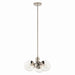 Kichler Canada - Three Light Chandelier/Semi Flush - Silvarious - Polished Nickel- Union Lighting Luminaires Decor