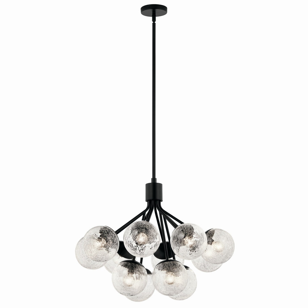 Kichler Canada - 12 Light Chandelier Convertible - Silvarious - Black- Union Lighting Luminaires Decor