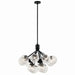 Kichler Canada - 12 Light Chandelier Convertible - Silvarious - Black- Union Lighting Luminaires Decor