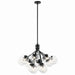 Kichler Canada - 12 Light Chandelier Convertible - Silvarious - Black- Union Lighting Luminaires Decor