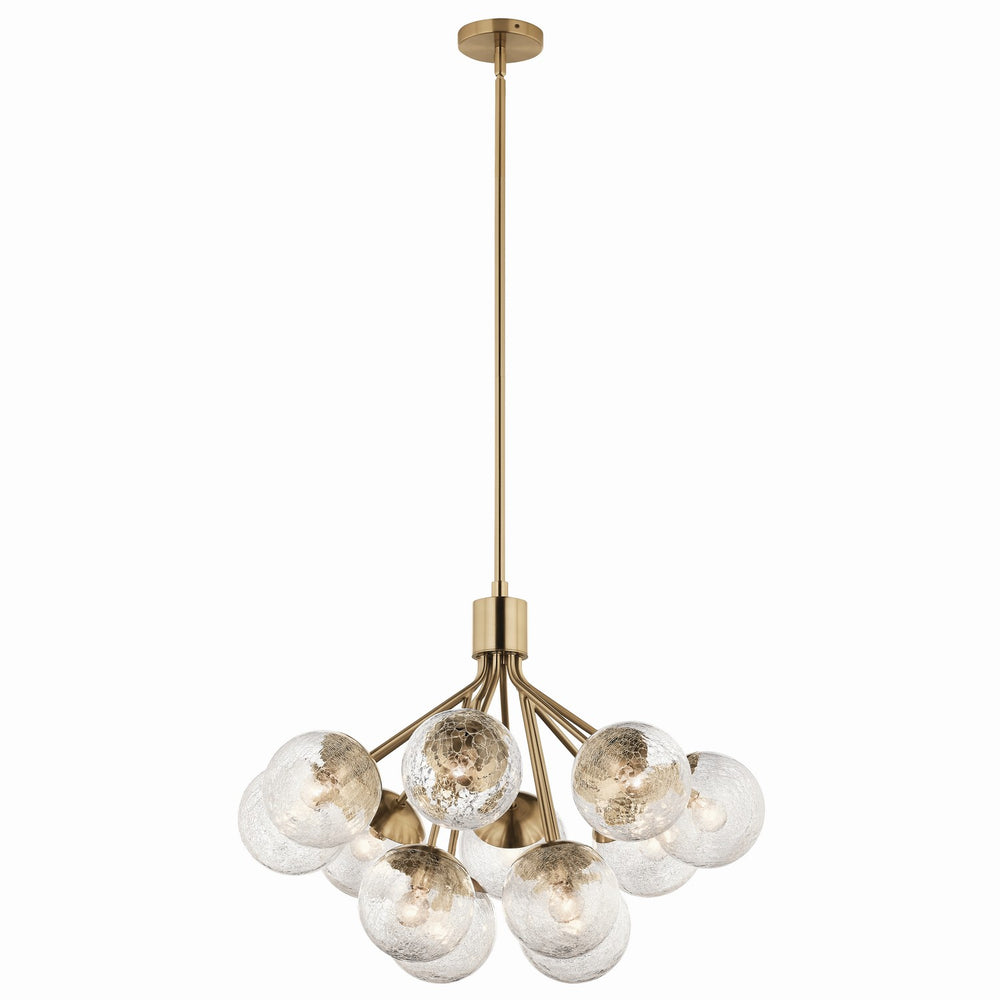 Kichler Canada - 12 Light Chandelier Convertible - Silvarious - Champagne Bronze- Union Lighting Luminaires Decor