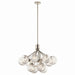 Kichler Canada - 12 Light Chandelier Convertible - Silvarious - Polished Nickel- Union Lighting Luminaires Decor