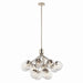 Kichler Canada - 12 Light Chandelier Convertible - Silvarious - Polished Nickel- Union Lighting Luminaires Decor