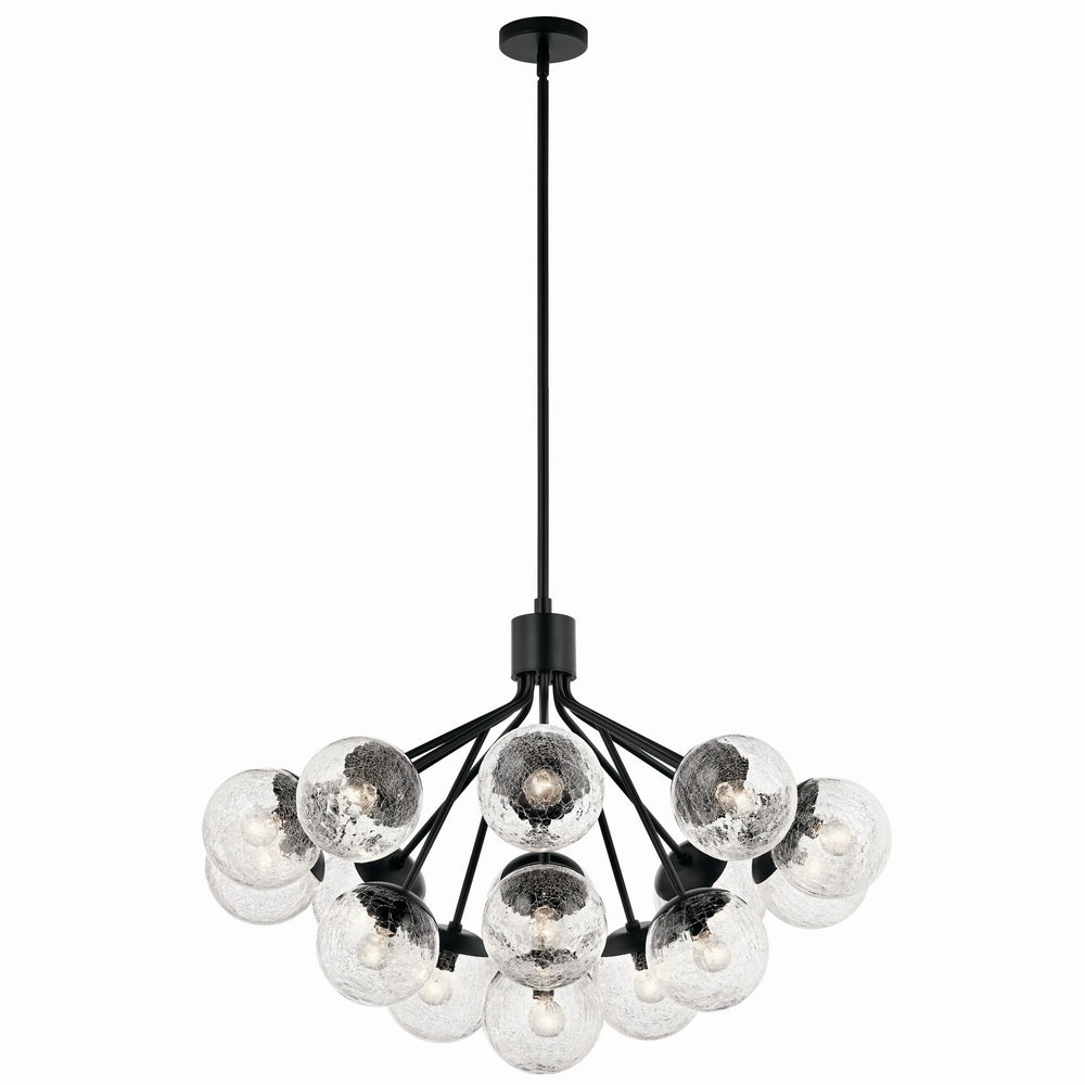 Kichler Canada - 16 Light Chandelier Convertible - Silvarious - Black- Union Lighting Luminaires Decor