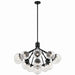 Kichler Canada - 16 Light Chandelier Convertible - Silvarious - Black- Union Lighting Luminaires Decor