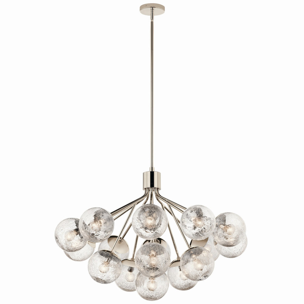 Kichler Canada - 16 Light Chandelier Convertible - Silvarious - Polished Nickel- Union Lighting Luminaires Decor