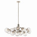 Kichler Canada - 12 Light Linear Chandelier Convertible - Silvarious - Polished Nickel- Union Lighting Luminaires Decor
