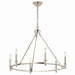 Kichler Canada - Six Light Chandelier - Carrick - Polished Nickel- Union Lighting Luminaires Decor