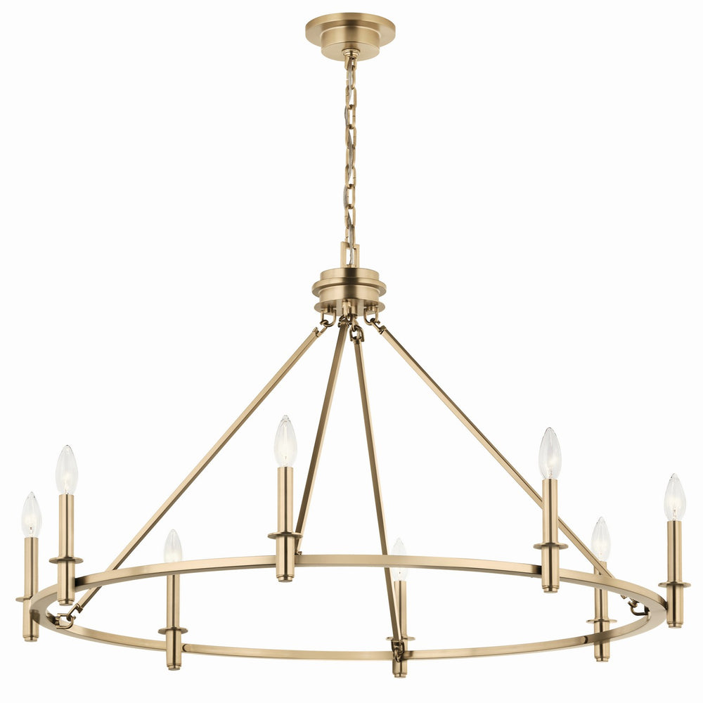 Kichler Canada - Eight Light Chandelier - Carrick - Champagne Bronze- Union Lighting Luminaires Decor