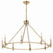 Kichler Canada - Eight Light Chandelier - Carrick - Champagne Bronze- Union Lighting Luminaires Decor