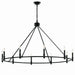 Kichler Canada - Ten Light Chandelier - Carrick - Black- Union Lighting Luminaires Decor